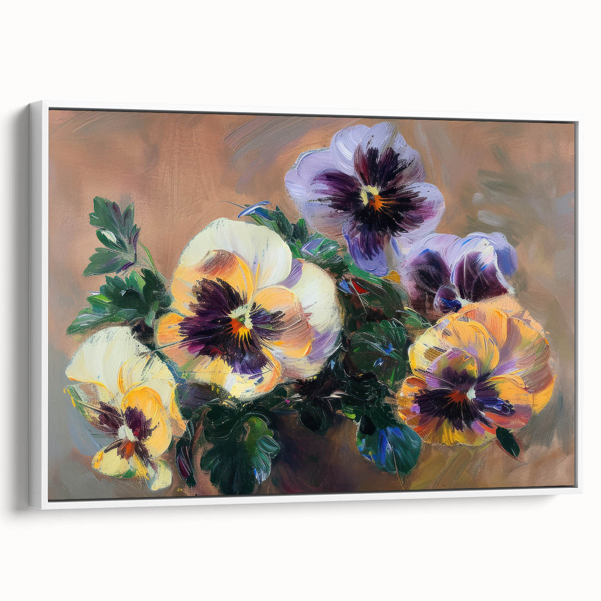 Vibrant Floral Living Room Wall Art - Modern Canvas & Framed Prints