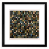 Abstract geometric frame in matte black, showcasing a modern design suitable for contemporary decor. The frame features clean lines and a sleek finish, ideal for enhancing artwork or photographs in stylish interiors.