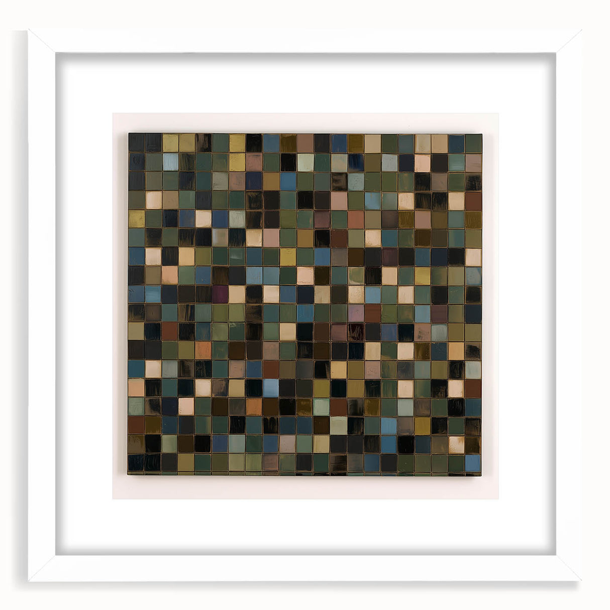 Abstract geometric frame design in white, showcasing a modern aesthetic with clean lines and a minimalist touch, perfect for contemporary home decor. Ideal for framing artwork or photographs, adding a stylish element to any interior space.
