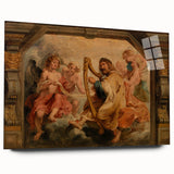 Baroque Art - Regal Woman in Opulent Dress, Antique Art Prints