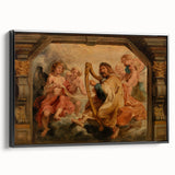 Baroque Art - Regal Woman in Opulent Dress, Antique Art Prints
