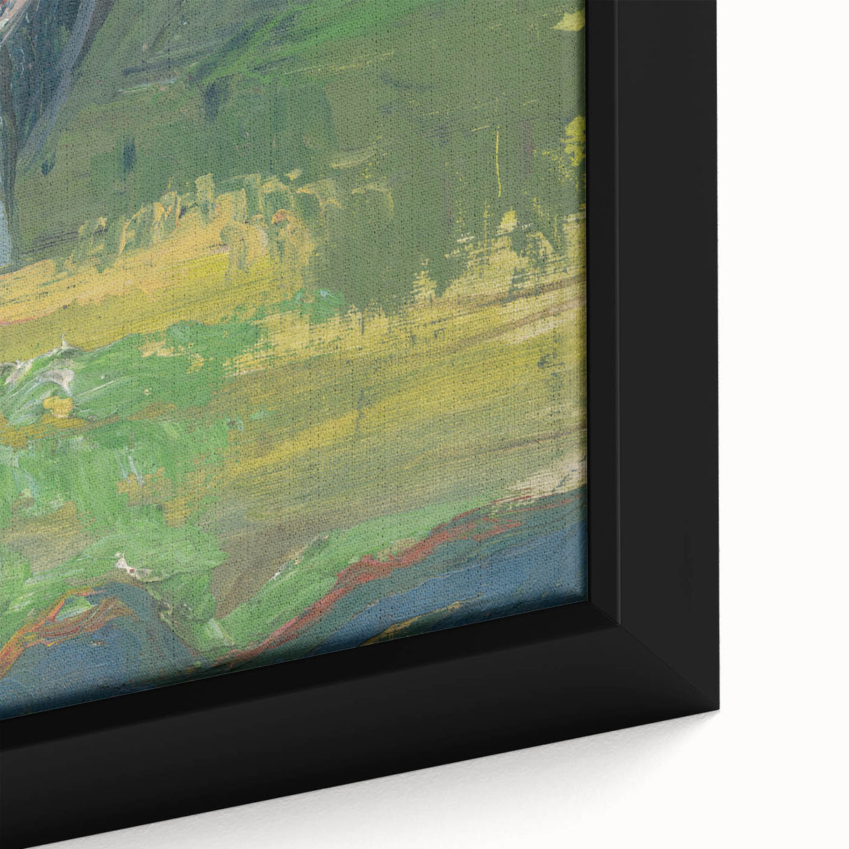 Expressionist Landscape – Girl in Front of a Shepherd’s Hut Print