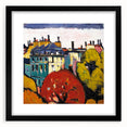 Modern Wall Art of Paris Cityscape - Vibrant Abstract Contemporary Art Print