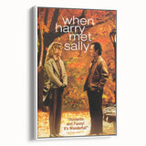 Romantic Retro Art - When Harry Met Sally Movie Poster - 80s Wall Art