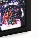 Zodiac Disco Alliance Retro Wall Art – Vintage Sci-Fi Album Print