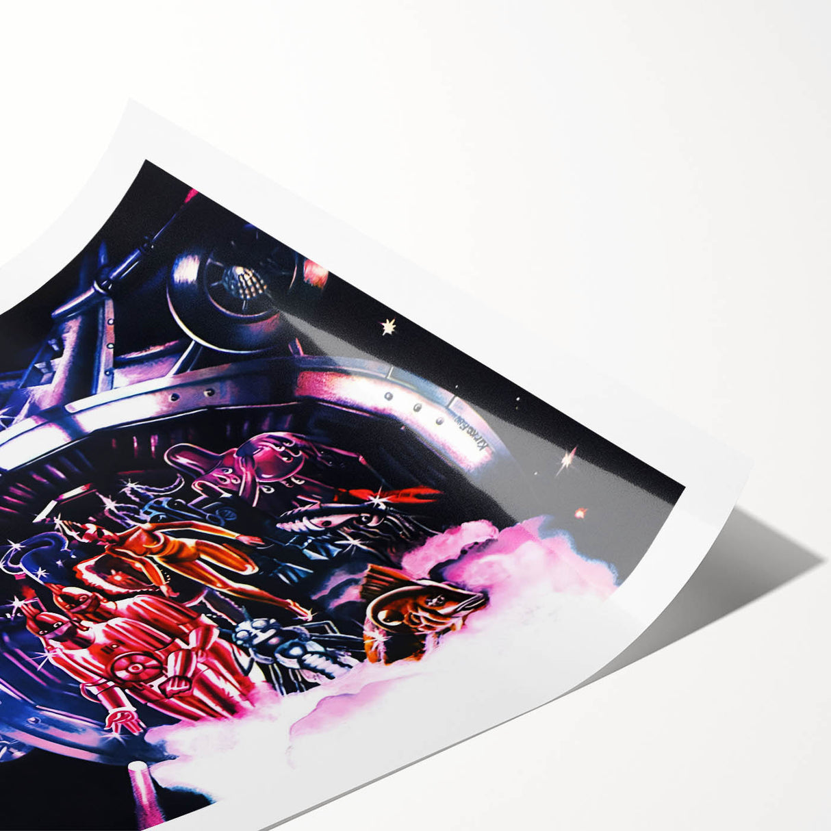 Zodiac Disco Alliance Retro Wall Art – Vintage Sci-Fi Album Print