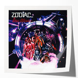 Zodiac Disco Alliance Retro Wall Art – Vintage Sci-Fi Album Print