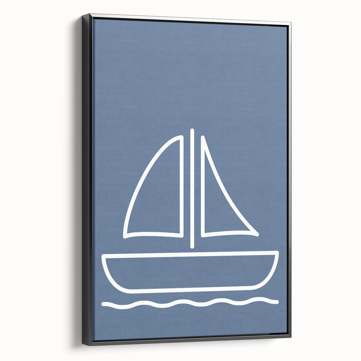 Minimalist Sailboat – Boys Room Wall Art