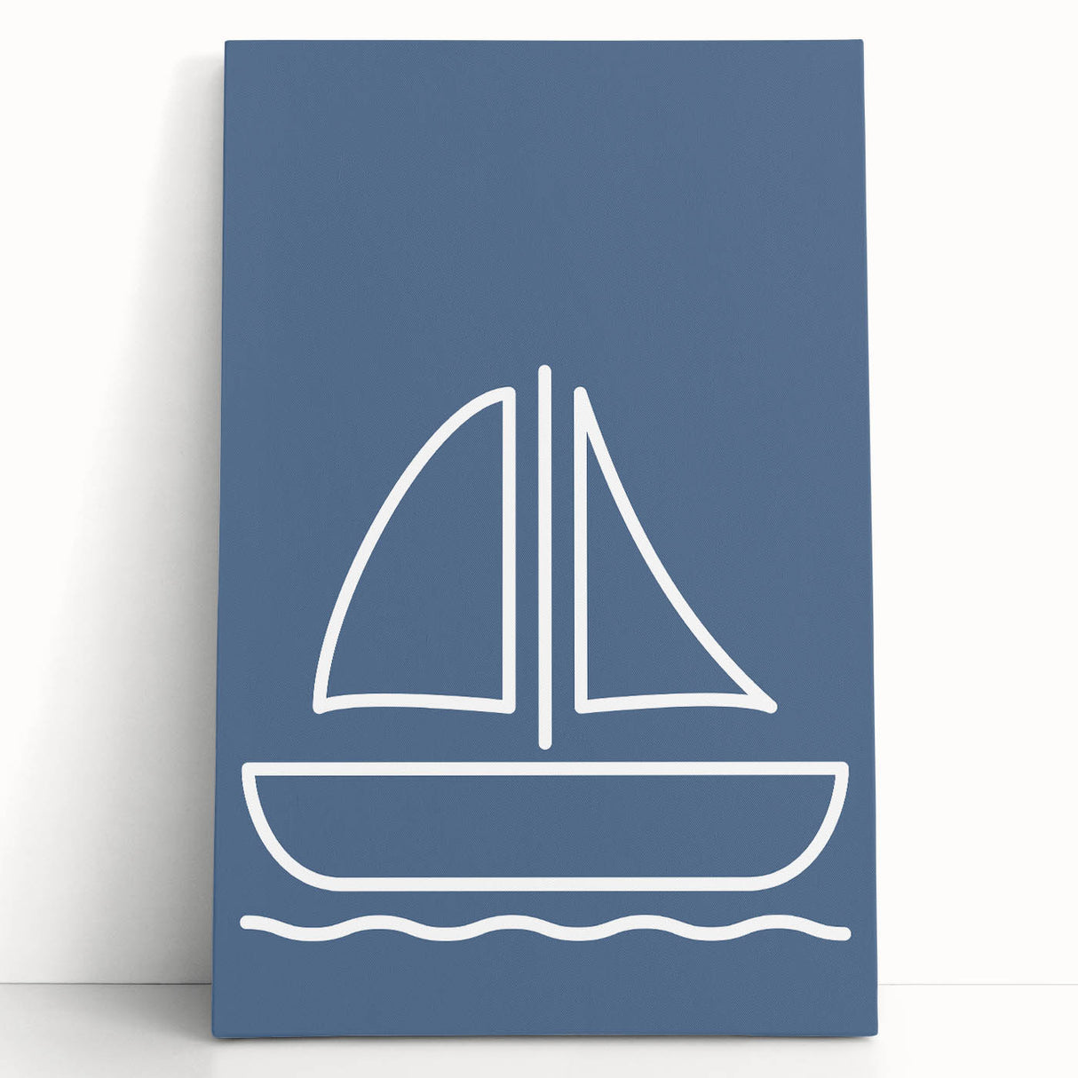 Minimalist Sailboat – Boys Room Wall Art