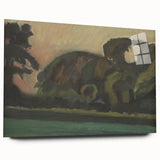 Modern Wall Art – Abstract Landscape After Sunset