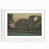 Modern Wall Art – Abstract Landscape After Sunset