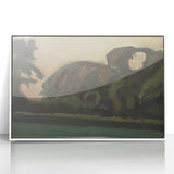 Modern Wall Art – Abstract Landscape After Sunset