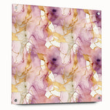Abstract strokes wall art displayed in a sleek acrylic frame, showcasing vibrant colors and dynamic brushwork, perfect for modern home decor.