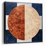 Abstract geometric framed canvas art showcasing a sleek black design, highlighting modern aesthetics and depth, perfect for contemporary home decor.
