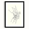 Extra large abstract art print featuring vibrant, colorful textures on a black framed canvas, ideal for living room decor.