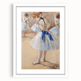Impressionist Wall Art: Edgar Degas' Dancer 1880 Ballet Painting Print