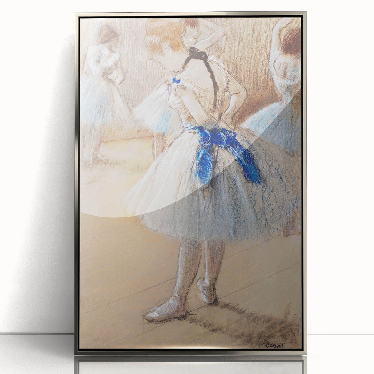 Impressionist Wall Art: Edgar Degas' Dancer 1880 Ballet Painting Print