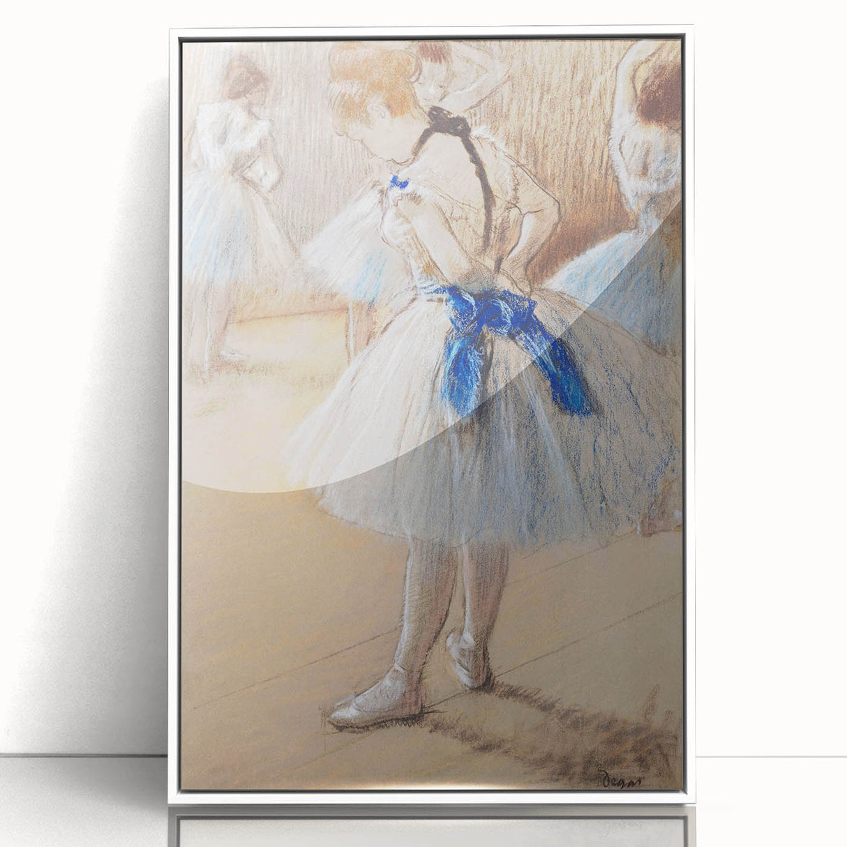 Impressionist Wall Art: Edgar Degas' Dancer 1880 Ballet Painting Print