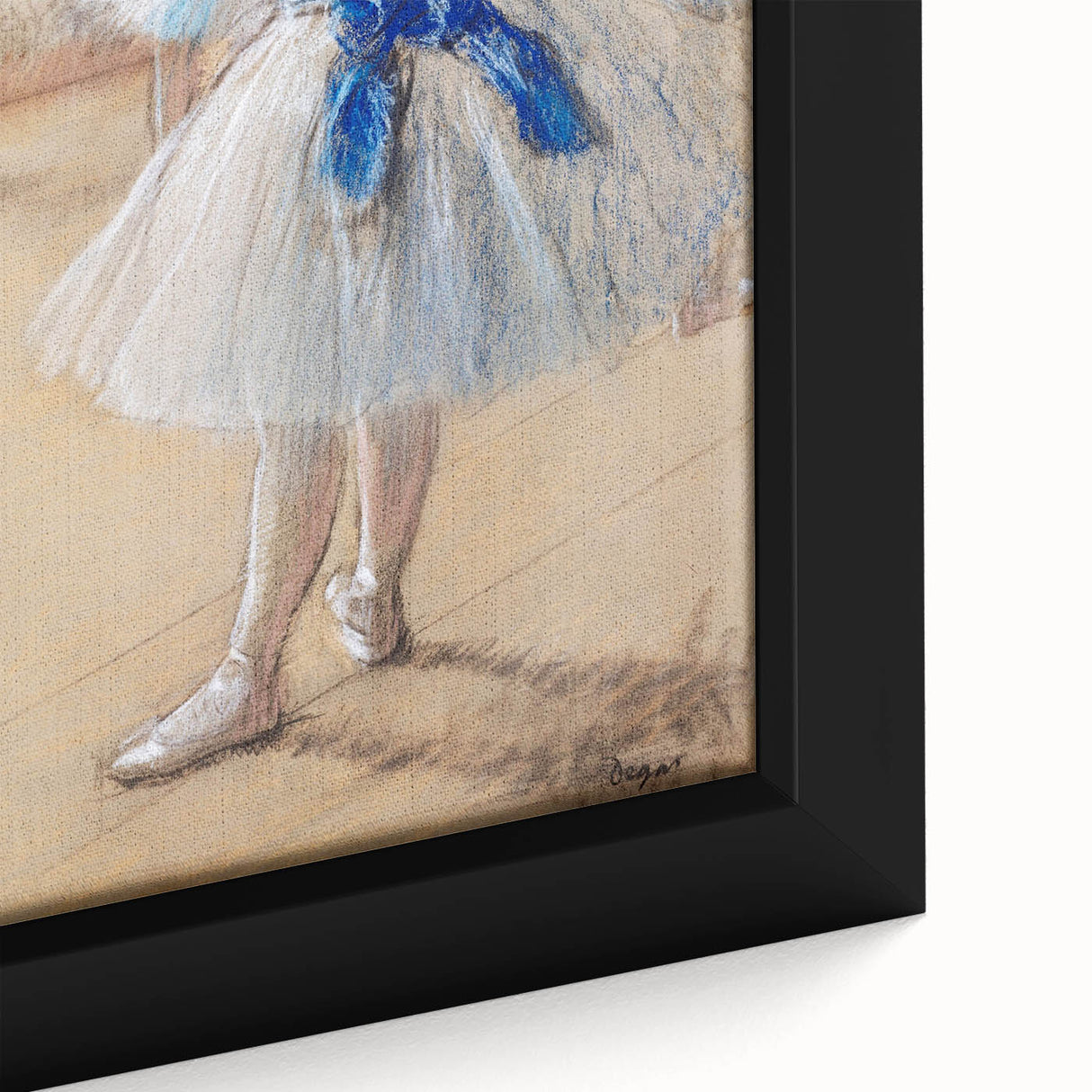 Impressionist Wall Art: Edgar Degas' Dancer 1880 Ballet Painting Print
