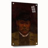 Modern Wall Art - Abstract Portrait of a Man - Contemporary Art Print