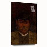 Modern Wall Art - Abstract Portrait of a Man - Contemporary Art Print