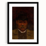 Modern Wall Art - Abstract Portrait of a Man - Contemporary Art Print