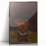 Modern Wall Art - Abstract Portrait of a Man - Contemporary Art Print