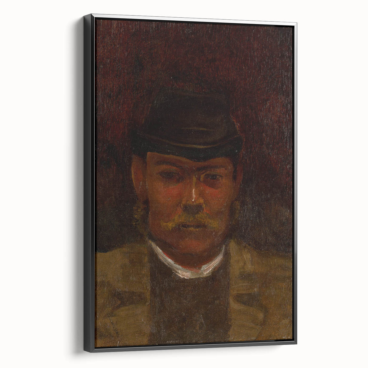 Modern Wall Art - Abstract Portrait of a Man - Contemporary Art Print