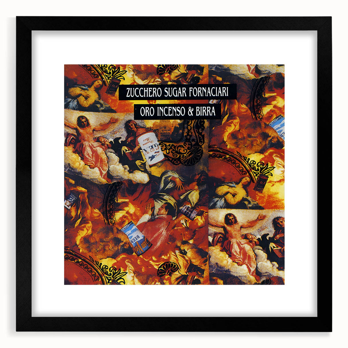 Zucchero Oro Incenso & Birra Retro Wall Art – Vintage Print