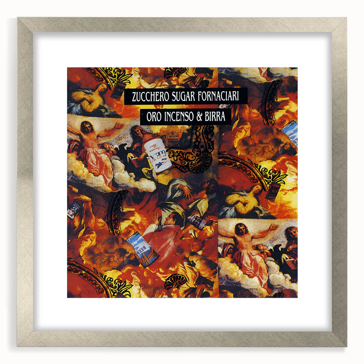 Zucchero Oro Incenso & Birra Retro Wall Art – Vintage Print