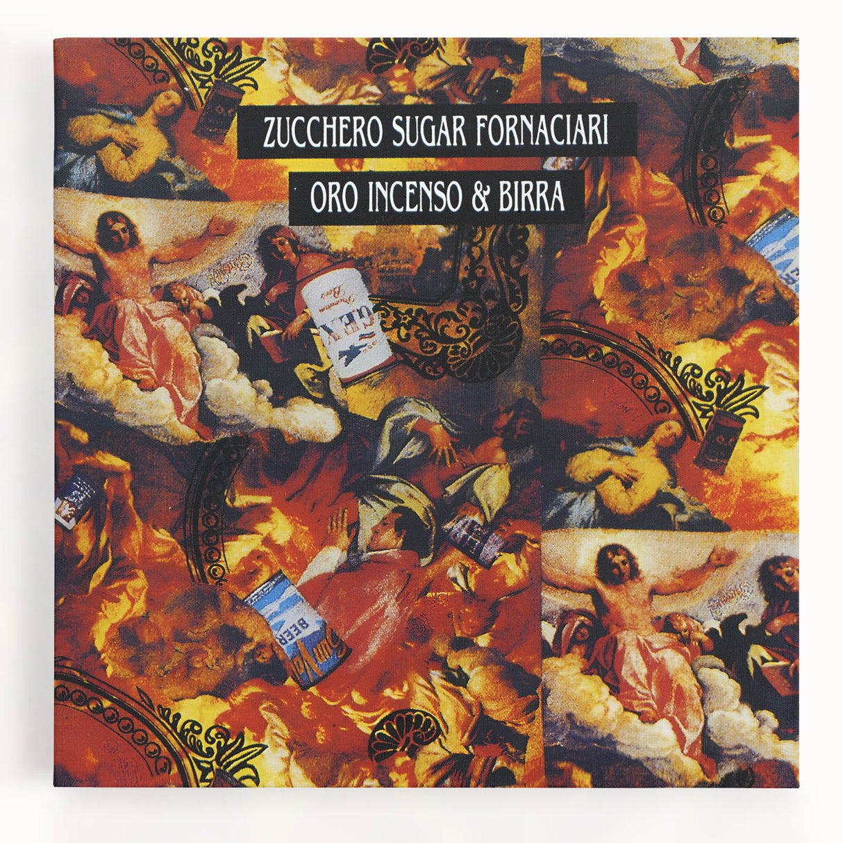 Zucchero Oro Incenso & Birra Retro Wall Art – Vintage Print