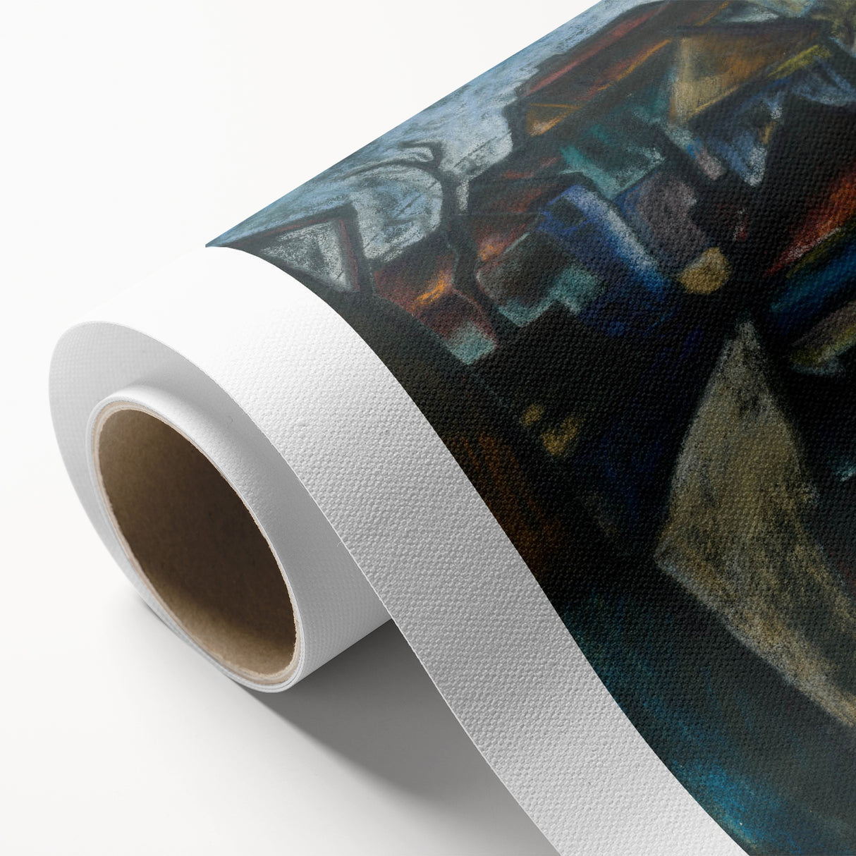 In the Suburbs Realism Art Print - Konštantín Bauer Urban Landscape Scene