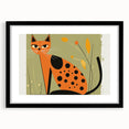 Retro Spotted Cat – Boys Room Wall Art