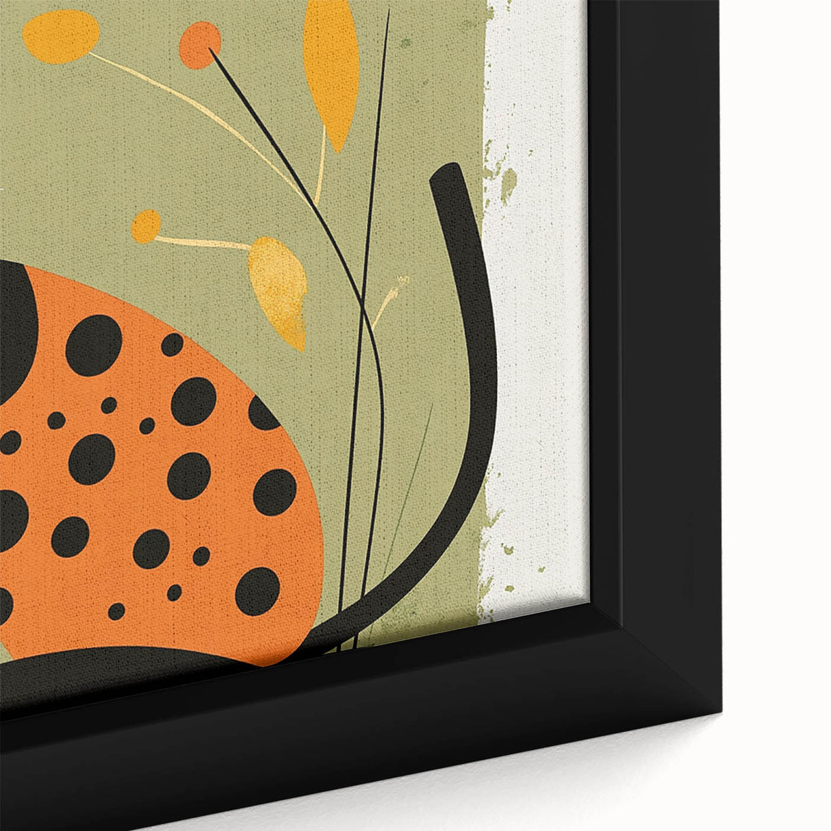 Retro Spotted Cat – Boys Room Wall Art