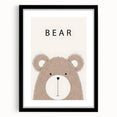 Adorable Bear Nursery Wall Art – Baby Room Decor & Kids Art Print