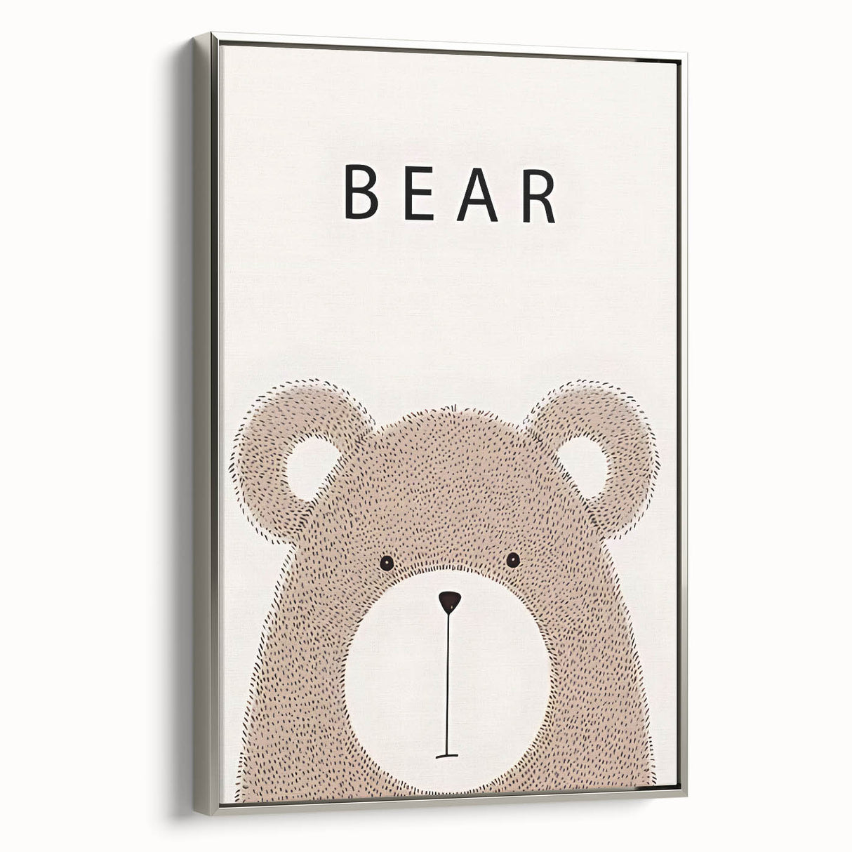 Adorable Bear Nursery Wall Art – Baby Room Decor & Kids Art Print