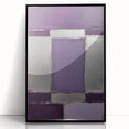 Framed abstract strokes wall art with vibrant colors in black acrylic frame, showcasing a modern design ideal for contemporary home decor. Perfect for gallery walls.