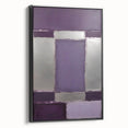 Framed black abstract strokes wall art on canvas, showcasing dynamic brushwork and elegant design. Ideal for modern home decor, adding sophistication to any space.