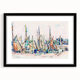 Modern Wall Art – Vibrant La Rochelle by Paul Signac
