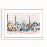 Modern Wall Art – Vibrant La Rochelle by Paul Signac