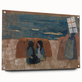 Modern Wall Art – Breton Women by the Sea