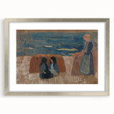 Modern Wall Art – Breton Women by the Sea