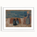 Modern Wall Art – Breton Women by the Sea