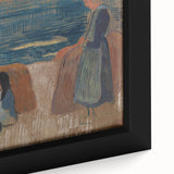 Modern Wall Art – Breton Women by the Sea