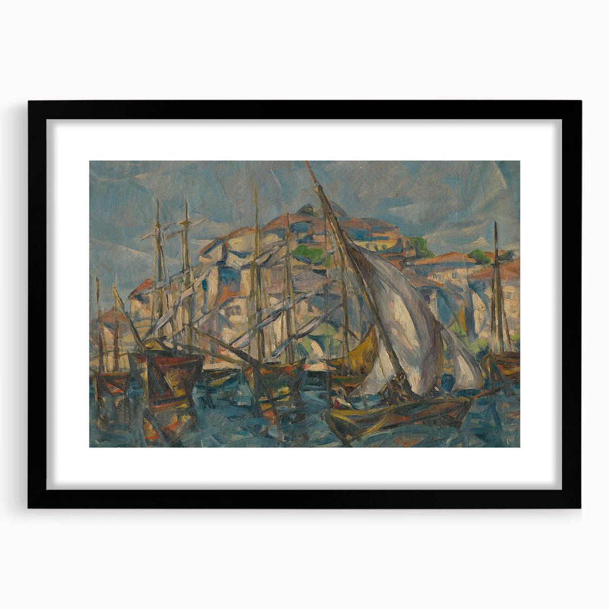 Modern Wall Art – Dubrovnik Harbor by Konštantín Bauer