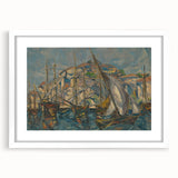 Modern Wall Art – Dubrovnik Harbor by Konštantín Bauer
