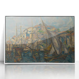 Modern Wall Art – Dubrovnik Harbor by Konštantín Bauer