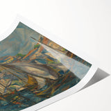 Modern Wall Art – Dubrovnik Harbor by Konštantín Bauer