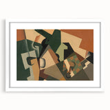 Modern Wall Art – Abstract Glass and Checkerboard by Juan Gris