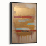 Framed black abstract strokes wall art on canvas, showcasing dynamic brushwork and modern design. Perfect for contemporary home decor.